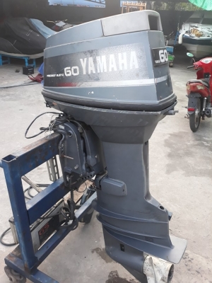 YAMAHA60หาง25นิ้ว 2จังหวะ ทริมไฟฟ้า พร้อมใช้งาน
