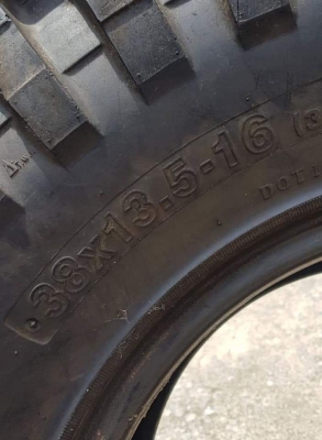 ขายยาง 38&quot; ขอบ 16