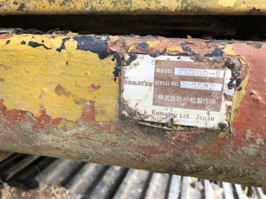 PC200-6/ซีเรียล95082..มีเล่มทะเบียน เอวแน่นโซ่หนาใบสวย