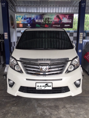 ขายฝาครอบกระจกมองข้างรถตู้ TOYOTA รุ่น ALPHARD ปี08