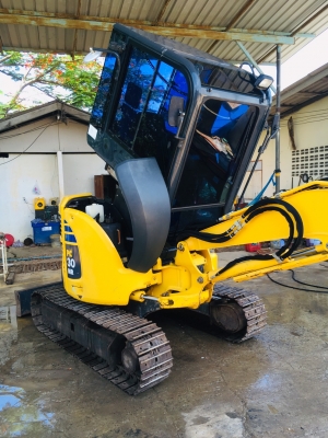 ขายดาวน์ KOMATSU PC30MR-3 ใช้งาน 1 พันชั่วโมง PM 2,500 ช.ม. สภาพนางฟ้า