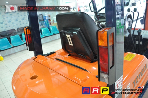 ขายรถโฟล์คลิฟท์มือสอง TOYOTA รุ่น 5FG15-15803 นำเข้าจากประเทศญี่ปุ่น 100\% ไม่เคยใช้งานในไทย