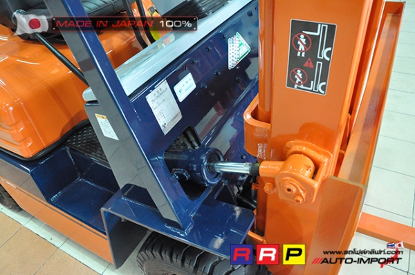 ขายรถโฟล์คลิฟท์มือสอง TOYOTA รุ่น 5FG15-15803 นำเข้าจากประเทศญี่ปุ่น 100\% ไม่เคยใช้งานในไทย