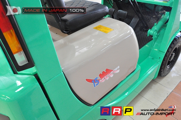 ขายรถโฟล์คลิฟท์มือสอง MITSUBISHI รุ่น FG15-F25A-30035 นำเข้าจากประเทศญี่ปุ่น 100\% ไม่เคยใช้งานในไทย