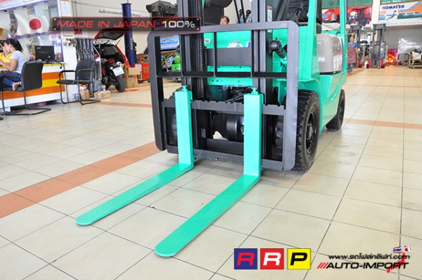 ขายรถโฟล์คลิฟท์มือสอง MITSUBISHI รุ่น FG15-F25A-30035 นำเข้าจากประเทศญี่ปุ่น 100\% ไม่เคยใช้งานในไทย