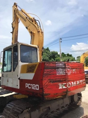 ขาย 780,000 KOMATSU pc 120-5 สวยเดิมๆ  เครื่องดี ปั้มแรง ช่วงล่างสวย คอนโทนสั้น ตัวเดินใหญ่ อาร์มพิเศษ ไฟฟ้าครบระบบเต็ม เอกสารอินวอย รถสวยพร้อมใช้ รถอยู่ ปทุมธานี 064-191-1112