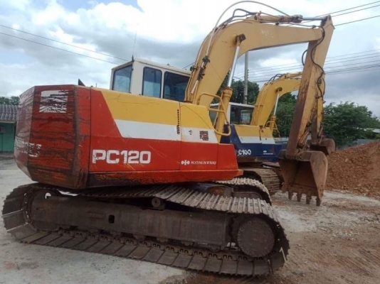 ขาย 780,000 KOMATSU pc 120-5 สวยเดิมๆ  เครื่องดี ปั้มแรง ช่วงล่างสวย คอนโทนสั้น ตัวเดินใหญ่ อาร์มพิเศษ ไฟฟ้าครบระบบเต็ม เอกสารอินวอย รถสวยพร้อมใช้ รถอยู่ ปทุมธานี 064-191-1112