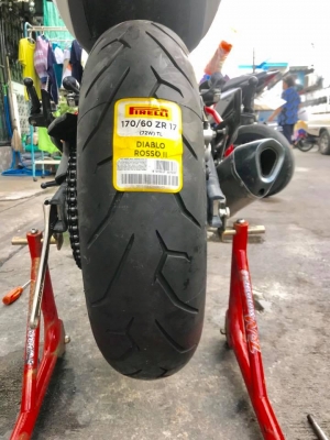 ยางโล๊ะ Pirelli Rosso 2 ยางใหม่ 170/60/17 ราคาถูก
