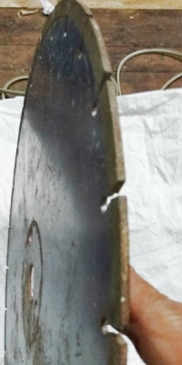 เครื่องตัดคอนกรีต มือสอง ใบตัด 14 นิ้ว สภาพพร้อมใช้ เครื่องใหม่ ขายถูก 8500 บาท