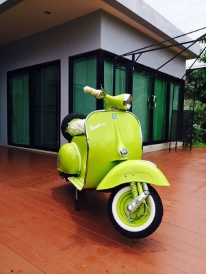 รับสั่งประกอบรถVespa 64 อินเดีย ราคา 59,000 บาท