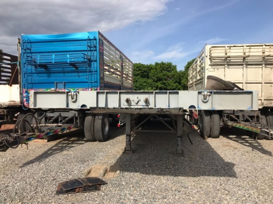 ขายหางพื้นเรียบสามมิตรสามเพลา ปี 48 สภาพสวยพร้อมใช้งาน เอกสารพร้อมโอน สนใจติดต่อเรา ดำสุโขทัย โทร 089-7087998,081-7855503 หรือเยี่ยมชมเว็ปไซได้ที่ www.dum-sukhothai .com เรายินดีให้บริการค่ะ ราคา 320000฿ค่ะ