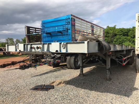 ขายหางพื้นเรียบสามมิตรสามเพลา ปี 48 สภาพสวยพร้อมใช้งาน เอกสารพร้อมโอน สนใจติดต่อเรา ดำสุโขทัย โทร 089-7087998,081-7855503 หรือเยี่ยมชมเว็ปไซได้ที่ www.dum-sukhothai .com เรายินดีให้บริการค่ะ ราคา 320000฿ค่ะ