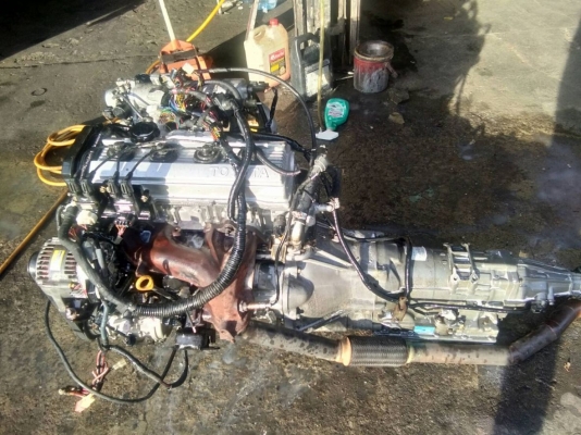 ขายเครื่องยนต์เบนซินหัวขับหลัง toyota 3s auto