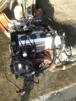 ขายเครื่องยนต์เบนซินหัวขับหลัง toyota 3s auto