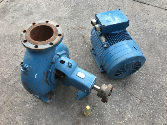 ขายปั๊มน้ำหอยโข่ง Ebara 200x150FS4J พร้อมมอเตอร์ 40HP. 380V (ไม่มีแท่น) สภาพสวยมากเดิมๆ หมุนนิ่ม พร้อมใช้งาน