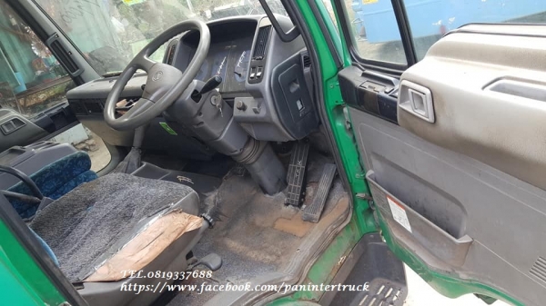 SALE*ลดล้างสต๊อค* สินค้าเก่านอก ขายถูกด่วนๆ หัวเก๋งรถบรรทุก 6 ล้อกลาง /  CABIN HINO FC2JJB  (รุ่นยกหัวได้/มีคัสซี /มีกระปุกพวงมาลัย /มีสายเกียร์)