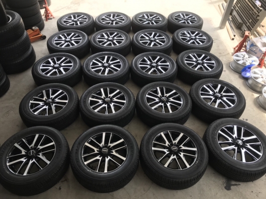 ล้อ isuzu สเทลขอบ 18 พร้อมยางป้ายแดงปี 19