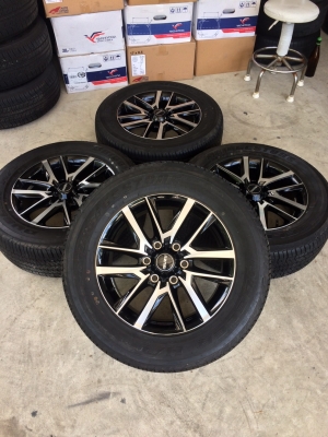 ล้อ isuzu สเทลขอบ 18 พร้อมยางป้ายแดงปี 19