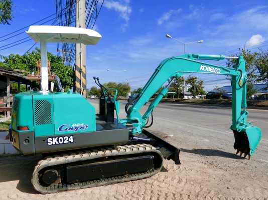KOBELCO SK024 ขนาดPC-25 <มีVDOให้ชม> รถเก่านอกมีเอกสารอินวอย☎️ติดต่อ 085-5632278<ราคาต่อรองได้>