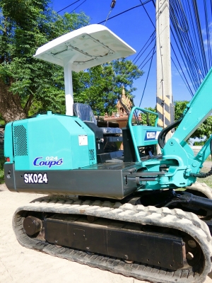 KOBELCO SK024 ขนาดPC-25 <มีVDOให้ชม> รถเก่านอกมีเอกสารอินวอย☎️ติดต่อ 085-5632278<ราคาต่อรองได้>