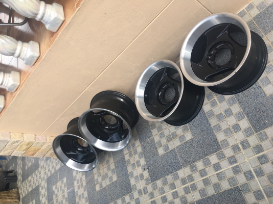 ล้อขอบ15กว้าง8.5. ออฟเซท -34 6รู139.7 ทำสีมาใหม่ หนาๆ ไม่มีซ่อม พร้อมใช้ ☎️☎️0850005579 ????????ส่งได้ทั่วไทย