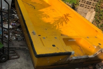 กรุณากรอกรายละเอียด...ขาย เรือไฟเบอร์ท้องแบน กว้าง 2.20เมตร ยาว 6.40 เมตร ราคา 48,000
