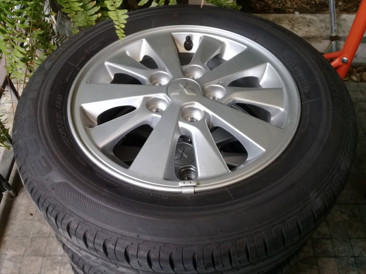 bridgestone ecopia ep150  พร้อมล้อแม็ก Mitsubishi 4 วง