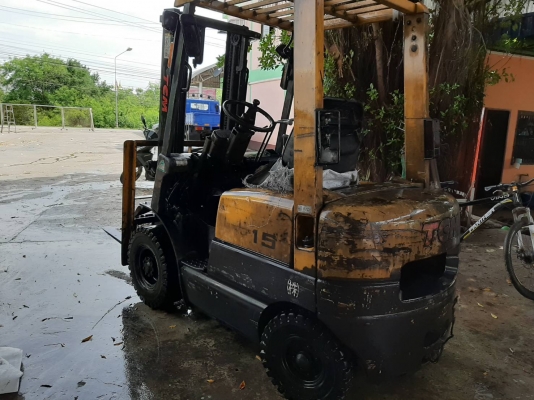 ขาย รถฟอร์คลิฟต์ TCM 1.5 ตัน เชื้อเพลิงเบนซิน สภาพดีพร้อมใช้งาน