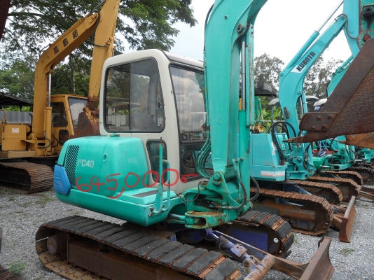 รถขุดเก่าญี่ปุ่นขนาด40มีมาให้เลือกหลายรุ่น หลายราคา  ราคาเริ่มต้นที่@445,000บาท (รถนอก นำเข้า ขายถูก)  รถนอกสถาพดีพร้อมใช้เพิ่งนำเข้ามายังไม่เคยใช้งานในไทยเลย เครื่องดีปั้มเเรงบูมอาร์มสวยช่างล่างดีรถสวยไฟฟ้าเต็มเร็วแรงไม่โหลดพร้อมใช้ สนใจติดต่อที่เบอร์ 08