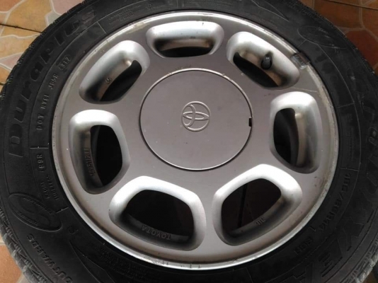 ล้อเดิม Toyota Corolla ขอบ 14(4/100) ยาง Goodyear 185 65 14 ปี 12 ยางใช้ได้ 3 เส้น แถมไป ไม่แยก ฝาหาย 1 ฝา น็อตไม่มี ขายถูก ทั้งชุด 1500.-NET *** ยกเองหน้าร้านเท่านั้น งดส่ง ตจว.ค่ะ ล้อเดิม Toyota Corolla ขอบ 14(4/100) ยาง Goodyear 185 65 14 ปี 12 ยางใช้ได้ 3 เส้น แถมไป ไม่แยก ฝาหาย 1 ฝา น็อตไม่มี ขายถูก ทั้งชุด 1500.-NET *** ยกเองหน้าร้านเท่านั้น งดส่ง ตจว.ค่ะ