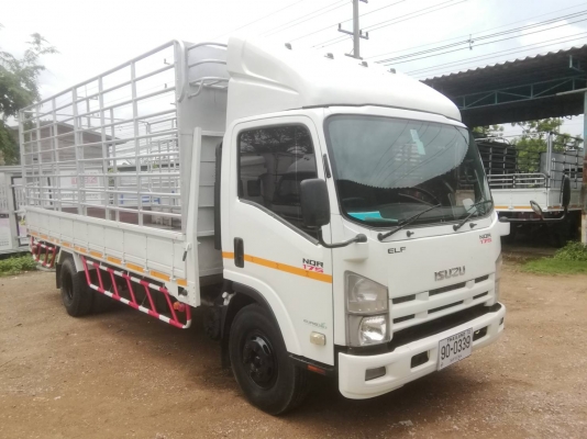 6 ล้อกลาง EURO3 ISUZU NQR 175 แรงม้า คอมมอนเรว * ยาว 5.50 ม.* รถสวยเดิม+สภาพพร้อมใช้งาน * รถห้างแท้ 