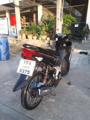 Nouvo Elegance 135 cc. สีดำเทา ขับสบาย พร้อมใช้ ราคาถูก