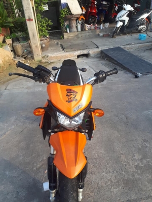 KSR (สตาร์ทมือ) ปี 2557 สีส้มดำ รถสวย ขับดีมาก ราคาสุดถูก KSR (สตาร์ทมือ) ปี 2557 สีส้มดำ รถสวย ขับดีมาก ราคาสุดถูก