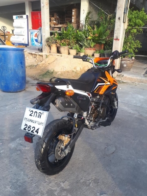 KSR (สตาร์ทมือ) ปี 2557 สีส้มดำ รถสวย ขับดีมาก ราคาสุดถูก KSR (สตาร์ทมือ) ปี 2557 สีส้มดำ รถสวย ขับดีมาก ราคาสุดถูก