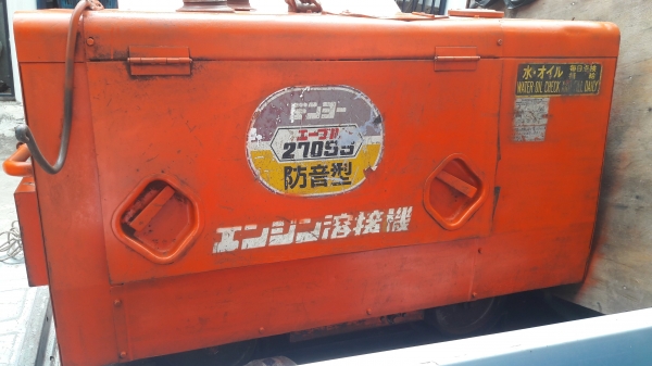 ขาย - เครื่องเชื่อมพร้อมปั่นไฟ DENYO DCD 270SSE เครื่องดีเซล 3 สูบ ไฟแรงแน่นอน พร้อมใช้งาน เก่าญี่ปุ่นแท้ 65,000 บาท 084-5424150