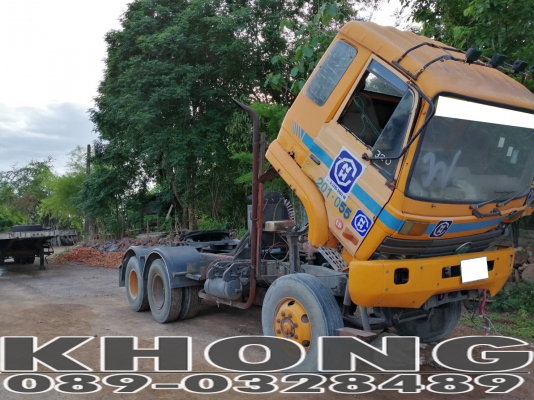 ขายด่วน รถหัวลาก Nissan CW40 265แรง 2เพลา ตอนเป็นเพลาเดียว เครื่องดี คัสซีสวย หัวผุบ้าง เพียง 250000 บาท