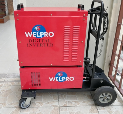 สินค้ามือสอง ตู้เชื่อม WELPRO AC/DC TIG315PULSE สภาพสวยพร้อมใช้ สำหรับงานหนัก งานอุตสหกรรม 380V เชื่อมธูปไฟฟ้า/เชื่อมTIGเหล็ก /สแตนเลส/ อลูมิเนียม/ออโต้/pulse พร้อมระบบน้ำหล่อเย็น อุปกรณ์ตามรูป