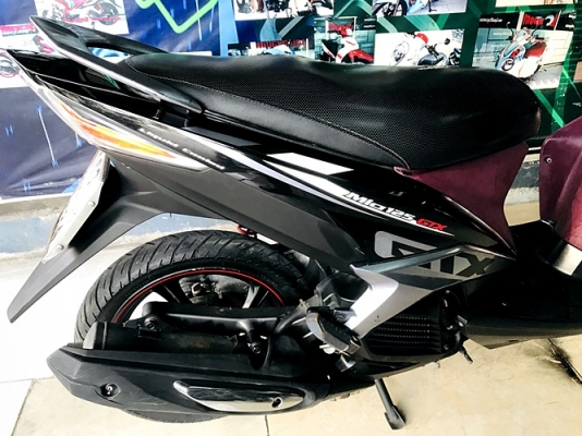 mio 125 gtx สีดำเทา ตัวท็อปล้อแมกซ์ รถบ้าน เครื่องเดิมดี สีสวย 16900