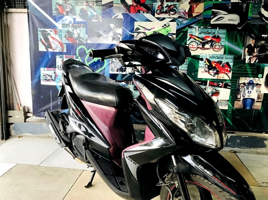 mio 125 gtx สีดำเทา ตัวท็อปล้อแมกซ์ รถบ้าน เครื่องเดิมดี สีสวย 16900