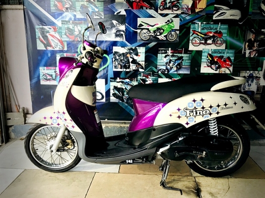 fino สีม่วงขาว เกย์แยก เครื่องเดิมดี สีสวย 19900