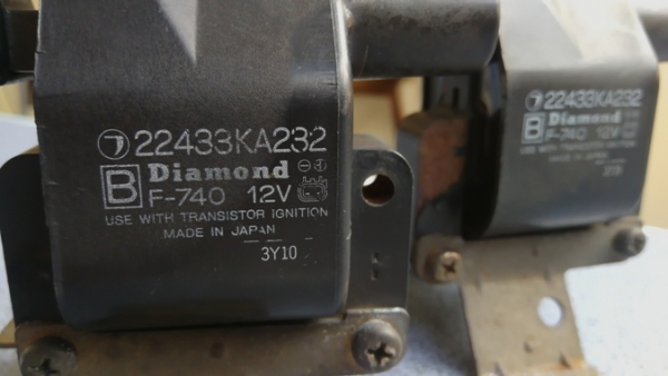 คอล์ยจุดระเบิดยี่ห้อ Diamond Made in Japan ตัวใหญ่ไฟแรง