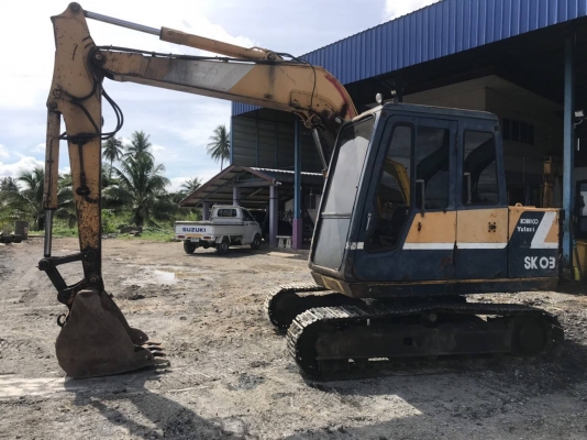 ขาย 345,000 KOBELCO sk 03 เครื่องดี ปั้มแรง เอวแน่น ช่วงล่างเต็ม รถพร้อมใช้งาน รถอยู่ นครปฐม 064-191-1112