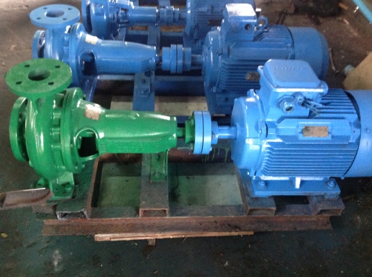 ขายปั้มน้ำหอยโข่ง SOUTHERN CROSS  ชนมอเตอร์ INLINE  20 HP พร้อมใช้งานสภาพดี