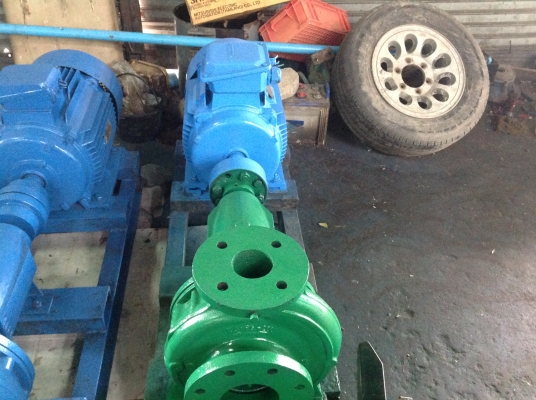 ขายปั้มน้ำหอยโข่ง SOUTHERN CROSS  ชนมอเตอร์ INLINE  20 HP พร้อมใช้งานสภาพดี