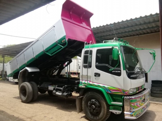 6 ล้อใหญ่ ดัมพ์ *EURO2* ISUZU FTR 200 แรงม้า ยาว 5.60 ม. รถสวยเดิมทั้งคัน+สภาพพร้อมใช้งาน รถห้างแท้ 