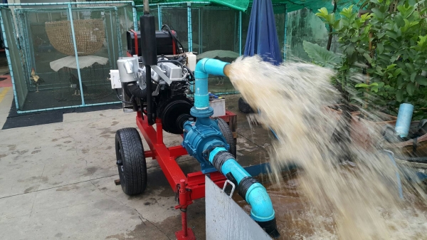 เครื่องสูบนํ้าประกอบใหม่ พร้อมใช้งานสูบนํ้าแรงๆส่งไกล 3 กิโลเมตร+ประหยัดมาก