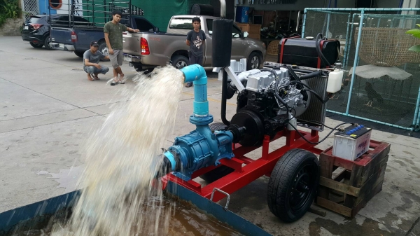 เครื่องสูบนํ้าประกอบใหม่ พร้อมใช้งานสูบนํ้าแรงๆส่งไกล 3 กิโลเมตร+ประหยัดมาก