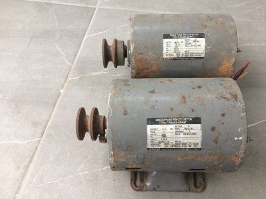 มอเตอร์ HITACHI 1/3 HP สภาพดี