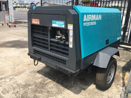 Airman PDS185S-6C2 : 185CFM 7บาร์ เครื่องปั๊มลมญี่ปุ่น_ 5 units โทร. 080-6565422 (หนิง)