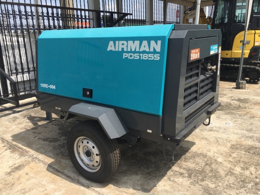 Airman PDS185S-6C2 : 185CFM 7บาร์ เครื่องปั๊มลมญี่ปุ่น_ 5 units โทร. 080-6565422 (หนิง)